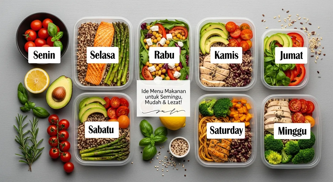 Ide Menu Makanan Sehat untuk Seminggu, Mudah & Lezat!