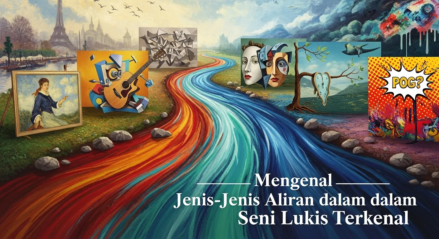 Mengenal Jenis-Jenis Aliran dalam Seni Lukis Terkenal