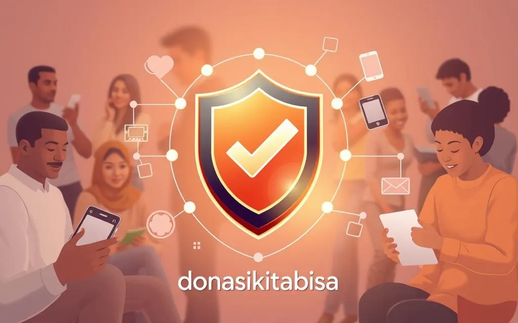 verifikasi keamanan donasi